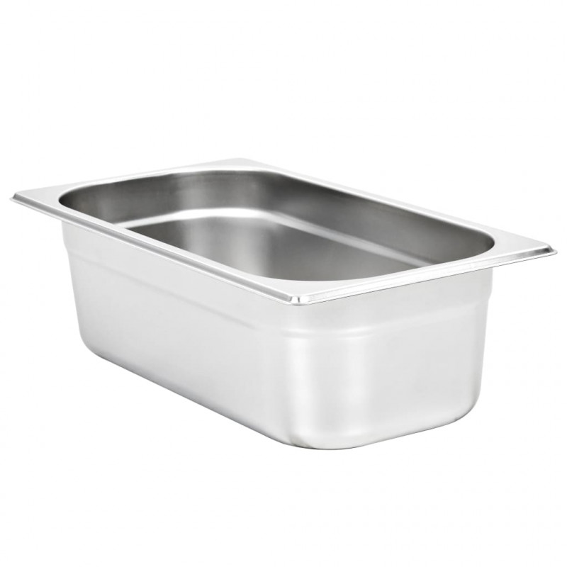 Pojemniki gastronomiczne 8 szt. GN 1/3, 100 mm, stal nierdzewna