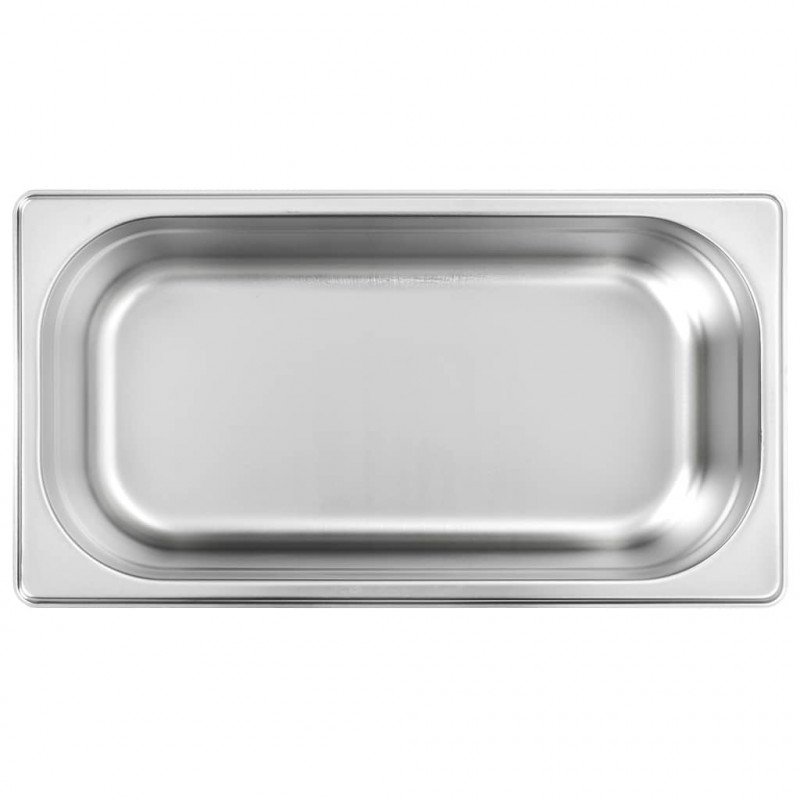 Pojemniki gastronomiczne 8 szt. GN 1/3, 100 mm, stal nierdzewna