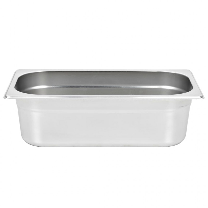 Pojemniki gastronomiczne 8 szt. GN 1/3, 100 mm, stal nierdzewna