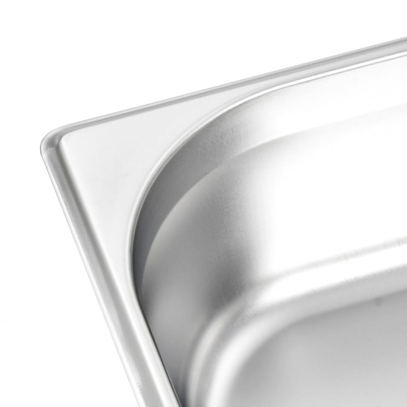 Pojemniki gastronomiczne 8 szt. GN 1/3, 100 mm, stal nierdzewna