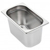 Pojemniki gastronomiczne 4 szt. GN 1/4, 150 mm, stal nierdzewna