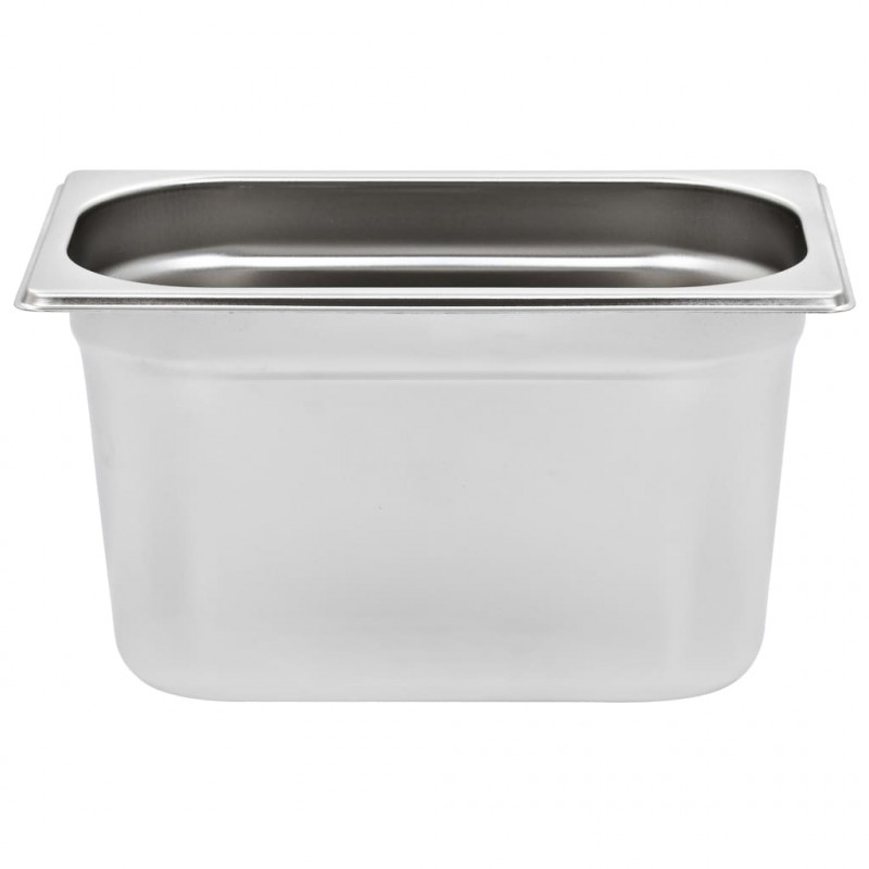 Pojemniki gastronomiczne 4 szt. GN 1/4, 150 mm, stal nierdzewna