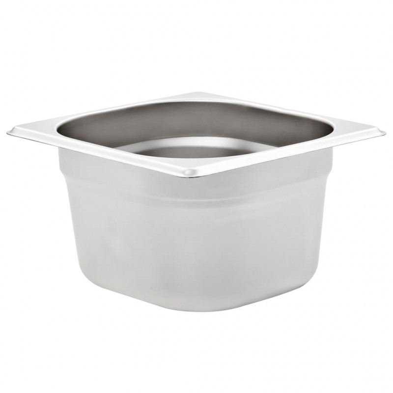 Pojemniki gastronomiczne 12 szt. GN 1/6, 100 mm stal nierdzewna