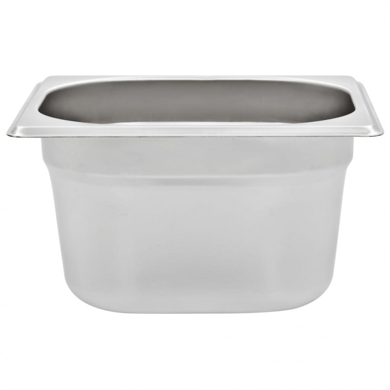 Pojemniki gastronomiczne 12 szt. GN 1/6, 100 mm stal nierdzewna