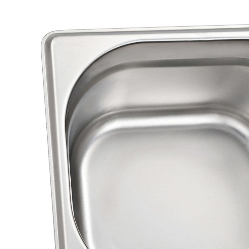 Pojemniki gastronomiczne 12 szt. GN 1/6, 100 mm stal nierdzewna
