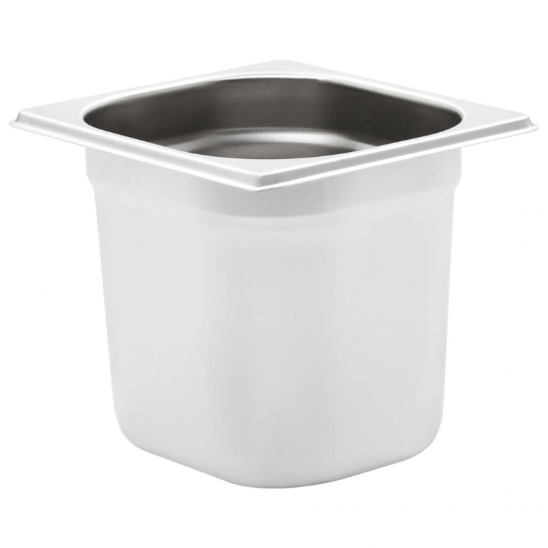 Pojemniki gastronomiczne 8 szt. GN 1/6, 150 mm, stal nierdzewna
