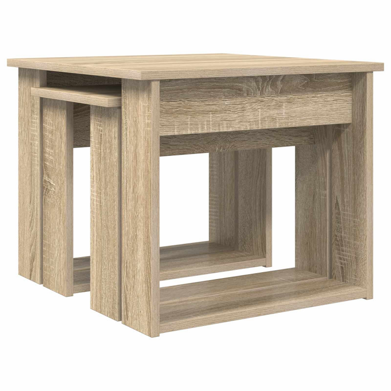 Zestaw stolików kawowych 2 pcs Dąb Sonoma
