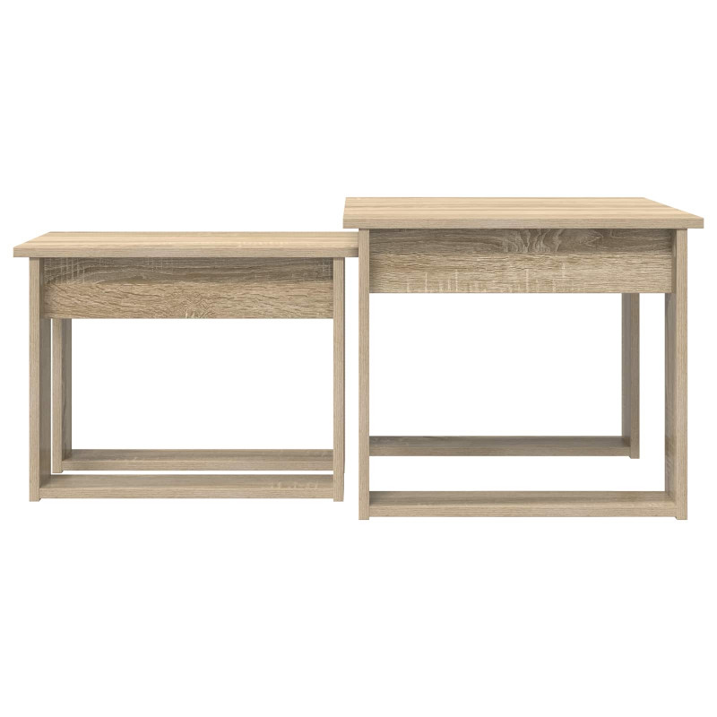 Zestaw stolików kawowych 2 pcs Dąb Sonoma