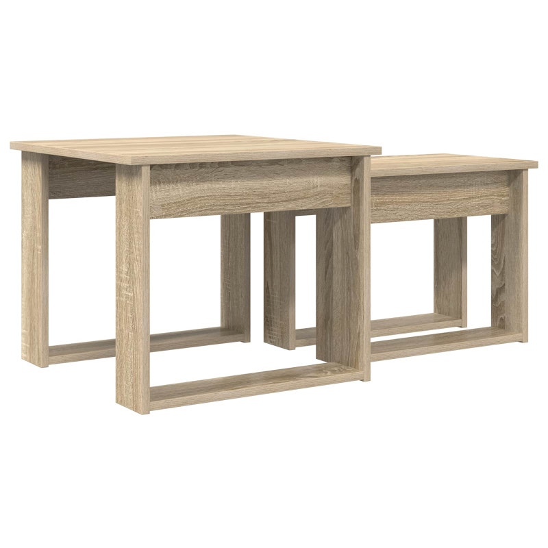 Zestaw stolików kawowych 2 pcs Dąb Sonoma