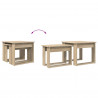 Zestaw stolików kawowych 2 pcs Dąb Sonoma