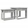 Zestaw stolików kawowych 2 pcs Betonowy szary