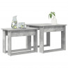 Zestaw stolików kawowych 2 pcs Betonowy szary