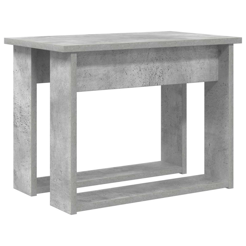 Zestaw stolików kawowych 2 pcs Betonowy szary