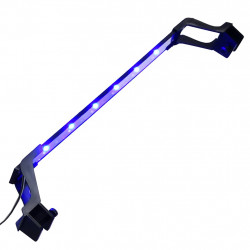 Lampa LED do akwarium, z zaciskami, 55-70 cm, niebiesko-biała