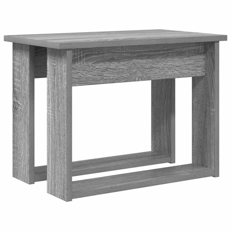 Zestaw stolików kawowych 2 pcs Szary Sonoma