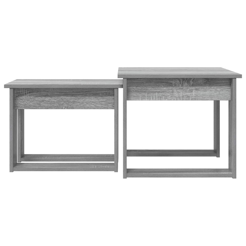 Zestaw stolików kawowych 2 pcs Szary Sonoma