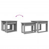 Zestaw stolików kawowych 2 pcs Szary Sonoma