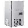 Producent kostek lodu Srebrny 43 x 40 x 71 cm Stal nierdzewna