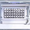 Producent kostek lodu Srebrny 43 x 40 x 71 cm Stal nierdzewna