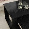 Zestaw stolików kawowych 2 pcs Czarny Dąb