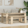 Zestaw stolików kawowych 2 pcs Dąb Sonoma