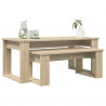 Zestaw stolików kawowych 2 pcs Dąb Sonoma