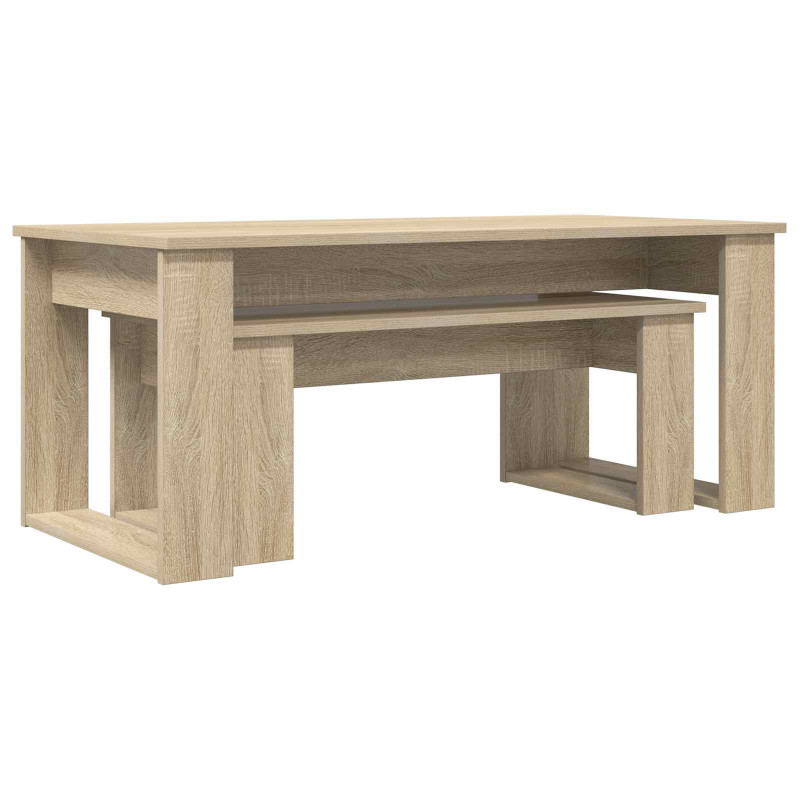 Zestaw stolików kawowych 2 pcs Dąb Sonoma