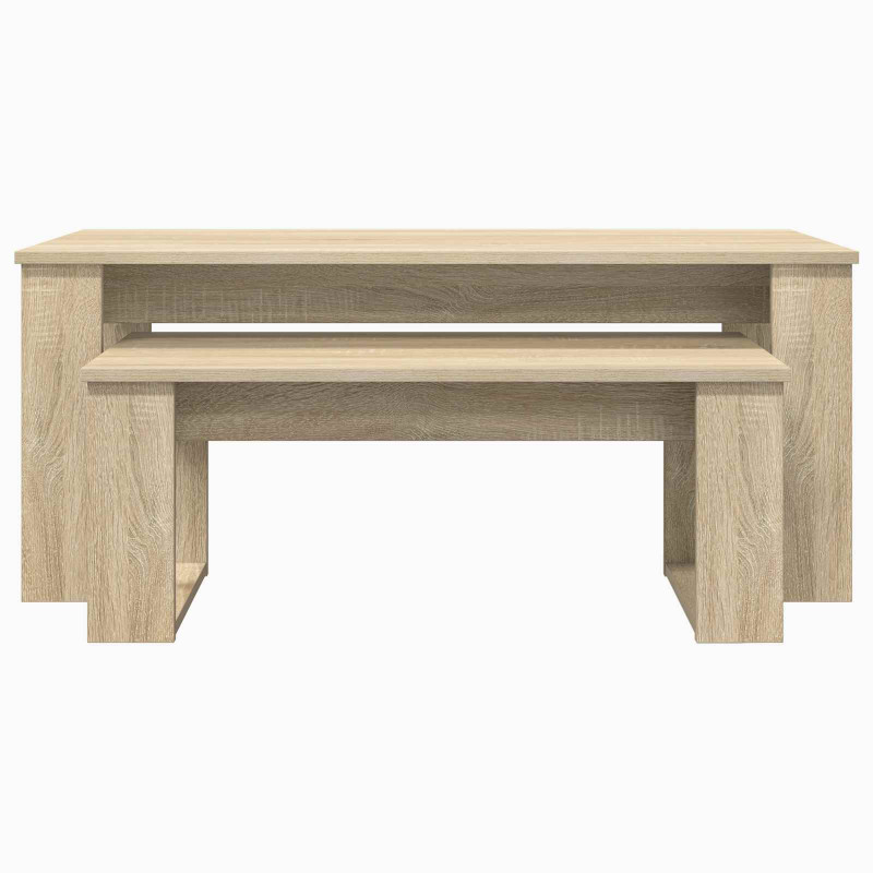 Zestaw stolików kawowych 2 pcs Dąb Sonoma