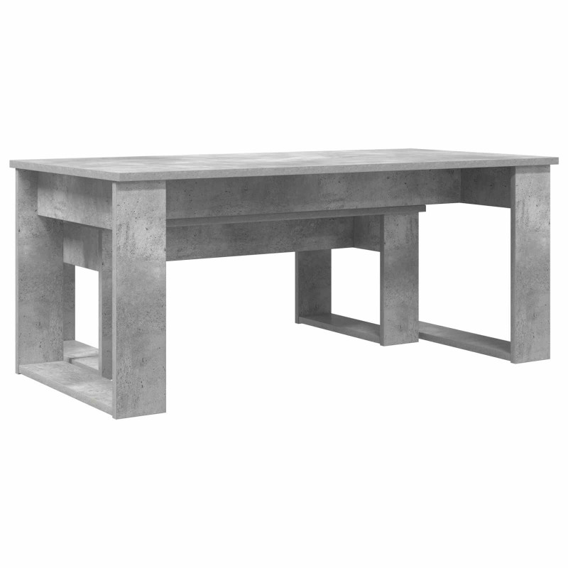 Zestaw stolików kawowych 2 pcs Betonowy szary