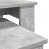 Zestaw stolików kawowych 2 pcs Betonowy szary