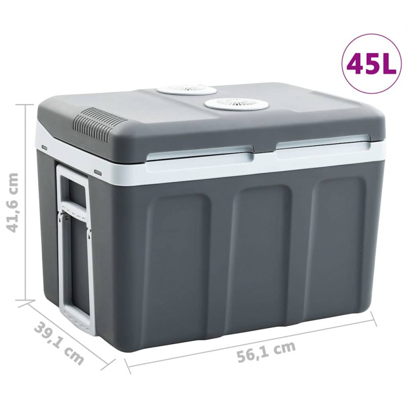 Przenośna chłodziarka termoelektryczna, 40 L, 12 V, 230 V, A+++