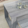 Zestaw stolików kawowych 2 pcs Szary Sonoma