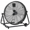 Przemysłowy wentylator bębnowy, 60 cm, 172,5 W, czarny