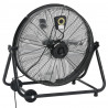 Przemysłowy wentylator bębnowy, 60 cm, 172,5 W, czarny