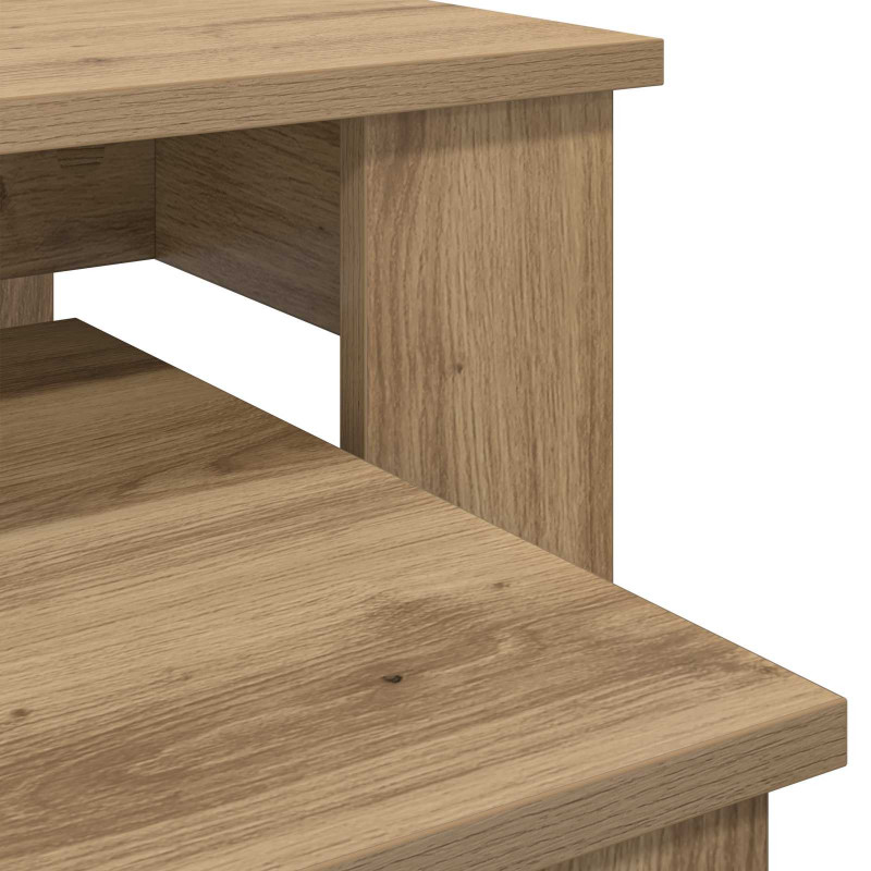 Zestaw stolików kawowych 2 pcs Dąb rzemieślniczy