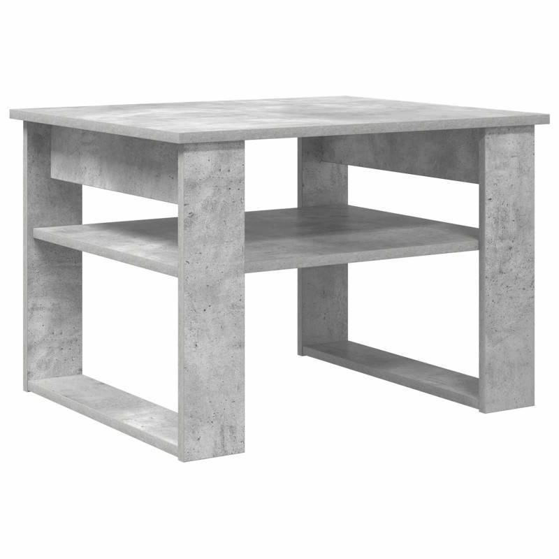 Stolik kawowy z przechowywaniem Betonowy szary 64 x 54 x 44 cm