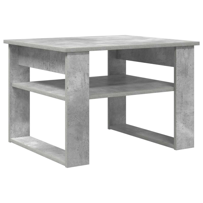 Stolik kawowy z przechowywaniem Betonowy szary 64 x 54 x 44 cm