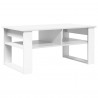 Stolik kawowy Biały 96 x 54 x 44 cm Materiał drewnopochodny