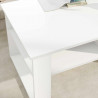 Stolik kawowy Biały 96 x 54 x 44 cm Materiał drewnopochodny