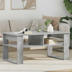 Stolik kawowy z przechowywaniem Betonowy szary 96 x 54 x 44 cm