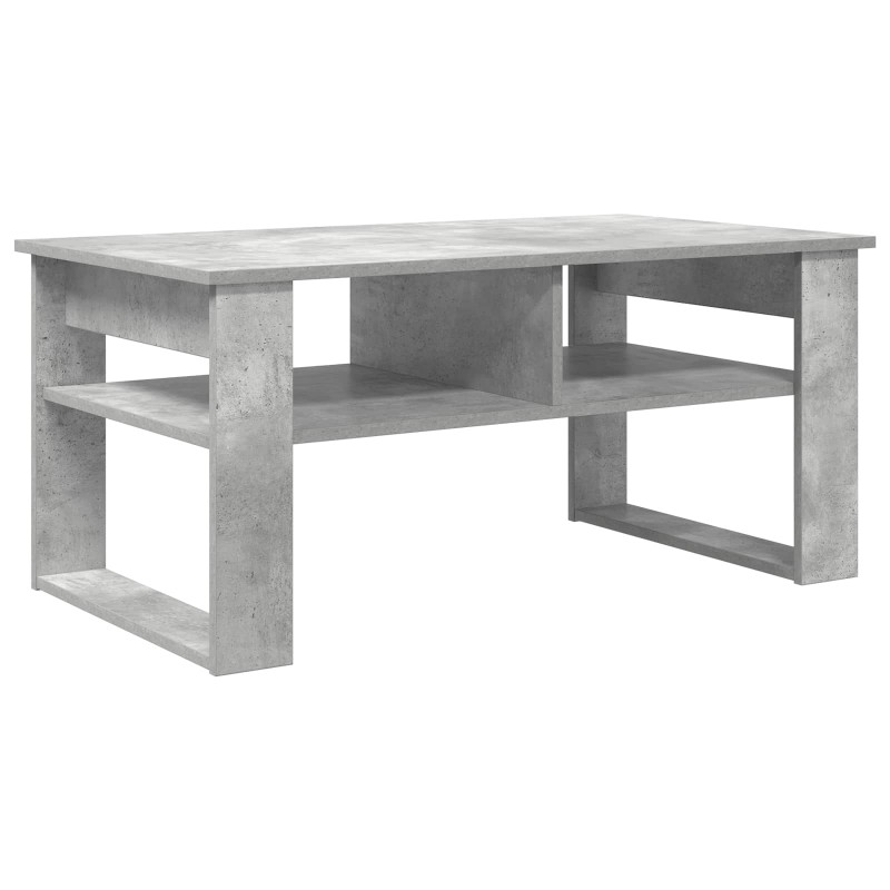 Stolik kawowy z przechowywaniem Betonowy szary 96 x 54 x 44 cm
