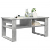 Stolik kawowy z przechowywaniem Betonowy szary 96 x 54 x 44 cm