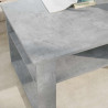 Stolik kawowy z przechowywaniem Betonowy szary 96 x 54 x 44 cm