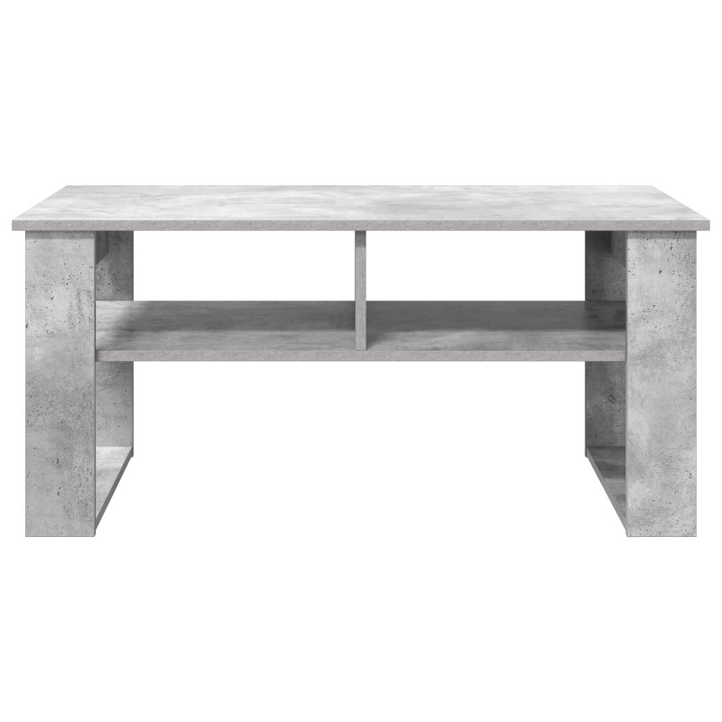 Stolik kawowy z przechowywaniem Betonowy szary 96 x 54 x 44 cm