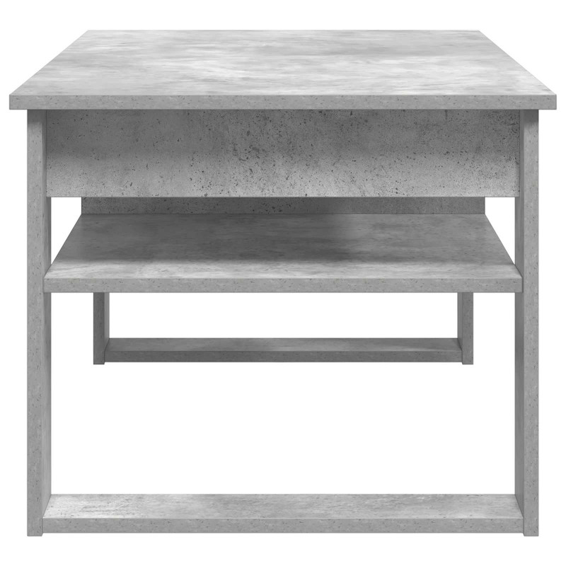 Stolik kawowy z przechowywaniem Betonowy szary 96 x 54 x 44 cm