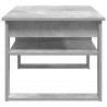 Stolik kawowy z przechowywaniem Betonowy szary 96 x 54 x 44 cm