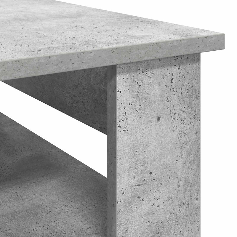 Stolik kawowy z przechowywaniem Betonowy szary 96 x 54 x 44 cm