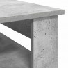 Stolik kawowy z przechowywaniem Betonowy szary 96 x 54 x 44 cm