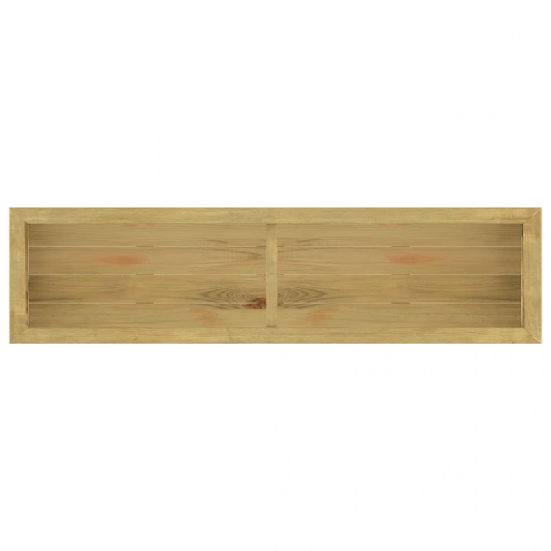 Podniesiona donica, 196x50x100 cm, impregnowane drewno sosnowe