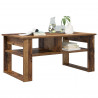 Stolik kawowy z przechowywaniem Stare drewno 96 x 54 x 44 cm